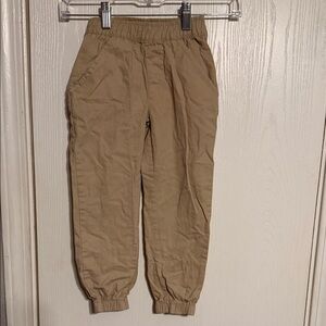 Kids Casual Tan Jogger Pants